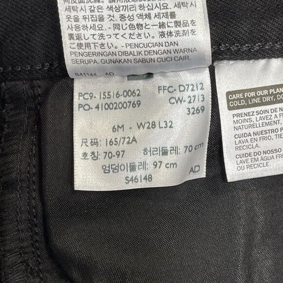 SIGNATURE LEVI STRAUSS 515 Women's Bootcut Jeans W28xL32 Black Denim Mid-Rise - Picture 10 of 15